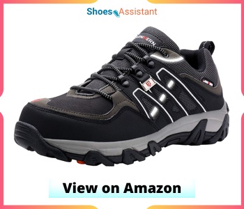 LARNMERN Steel Toe Shoes Industrial & Construction Shoe for Men
