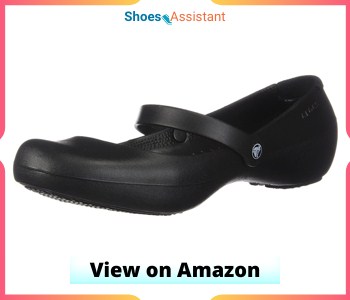 Crocs Women's Alice Flat Synthetic Rubber Sole Work Shoes